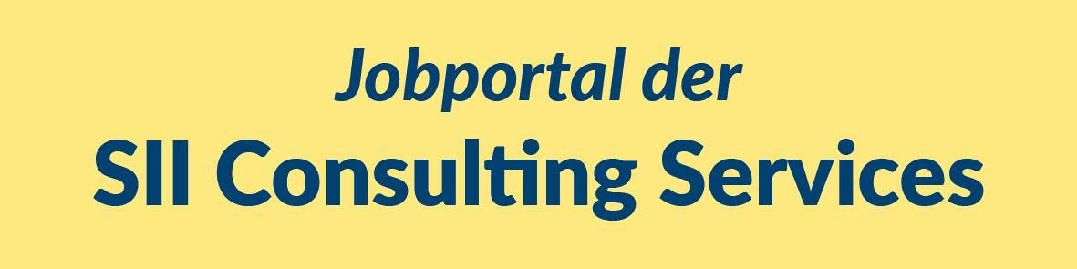 Jobportal der SII Consulting Services